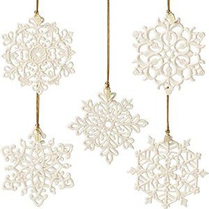 Lenox Snow Fantasies Ornament Set